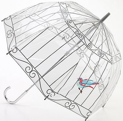 Bird in a cage brolly