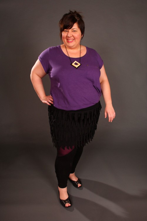 DIY fringe skirt