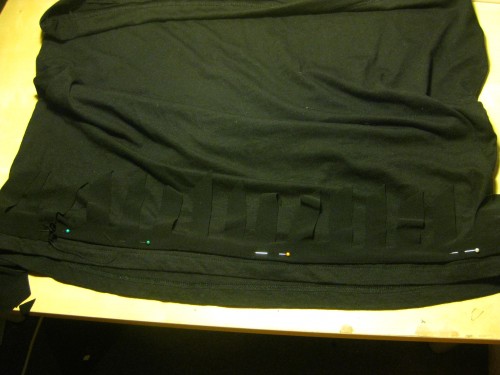 DIY fringe skirt