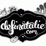 The definatalie.com header graphic, with hand lettering and paisley doodling.
