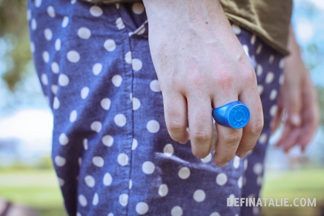 I think this ring has something to do with comic books.
