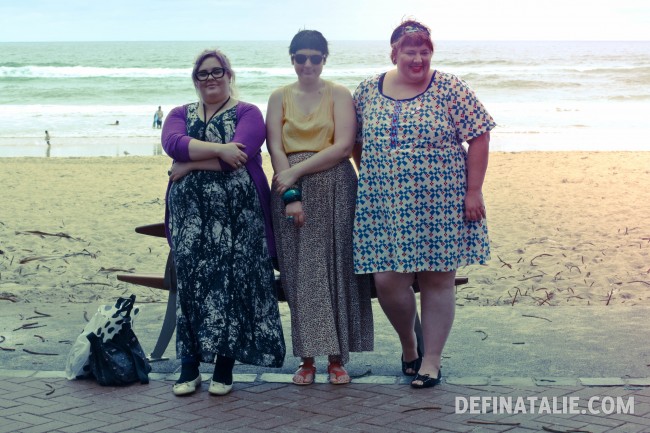 Axis of Fat: convening at a beach.
