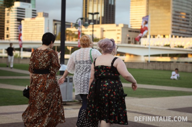 Marching towards our ootd.