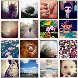 A collage of 16 Instagram photos of various things from this year.