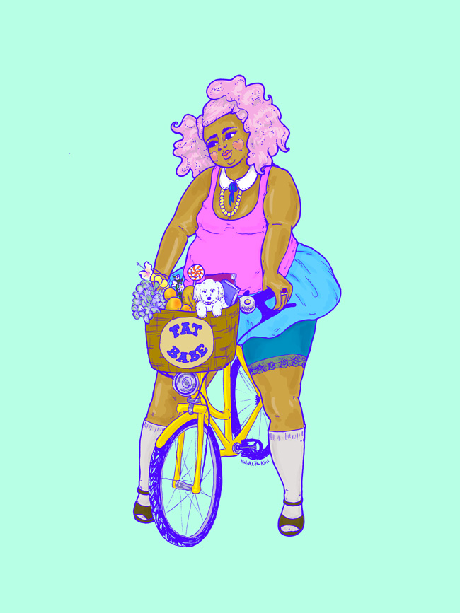 fat bike babe