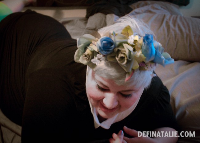 Silly flower queen outtake.