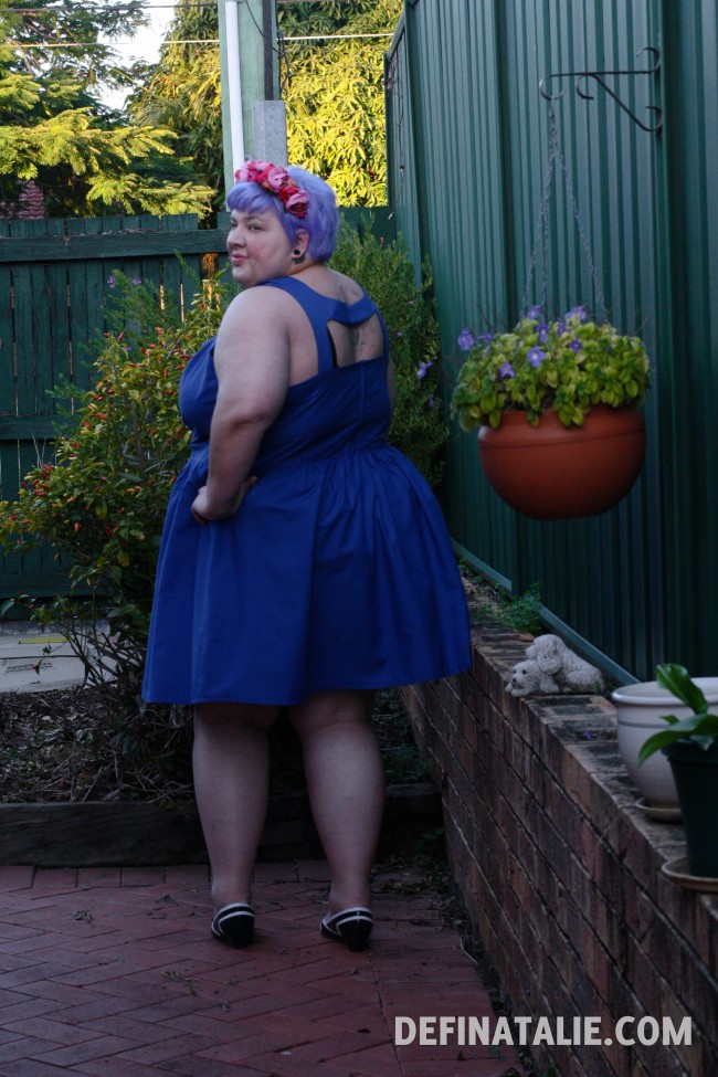 The back of my dress.