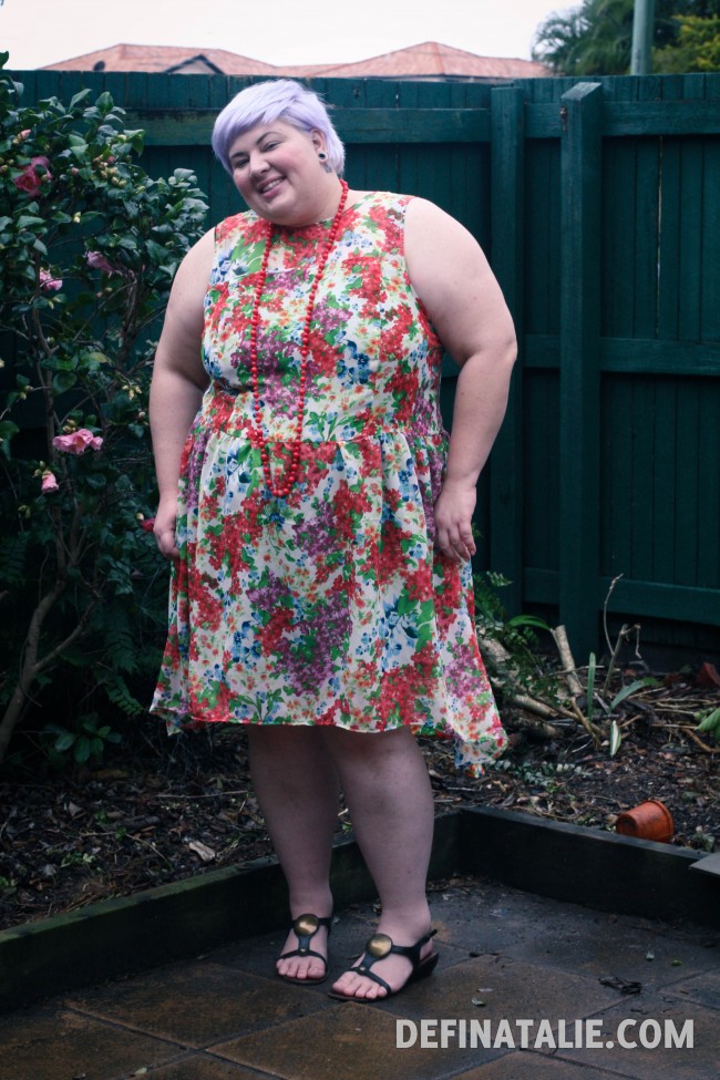 Awkward blogger pose.