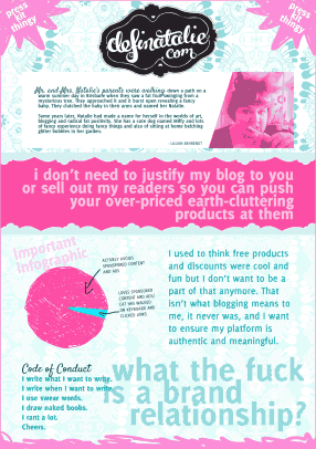 definatalie.com press kit 2012