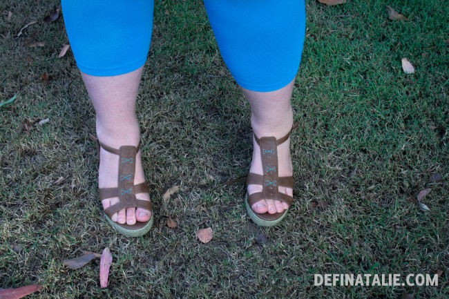 De-jazzled sandals.